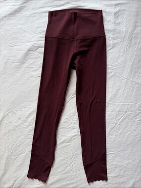 Lululemon High-Waist Leggings in Burgundy